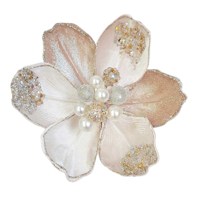 Large Pearl Magnolia Light Champagne image number 0